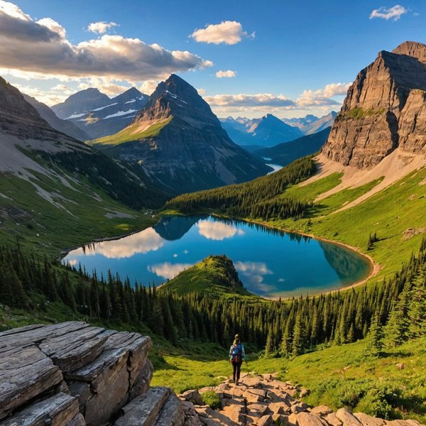 Quels sont les conseils pour une randonnée dans le parc national de Glacier, USA ?